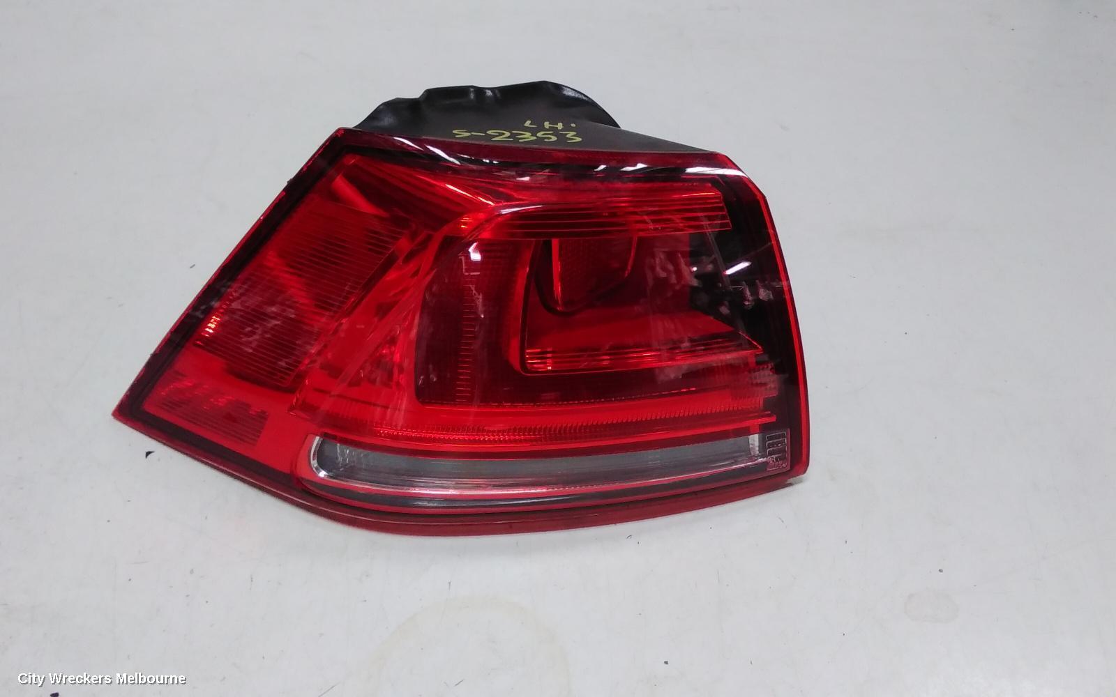 VOLKSWAGEN GOLF 2016 Left Taillight