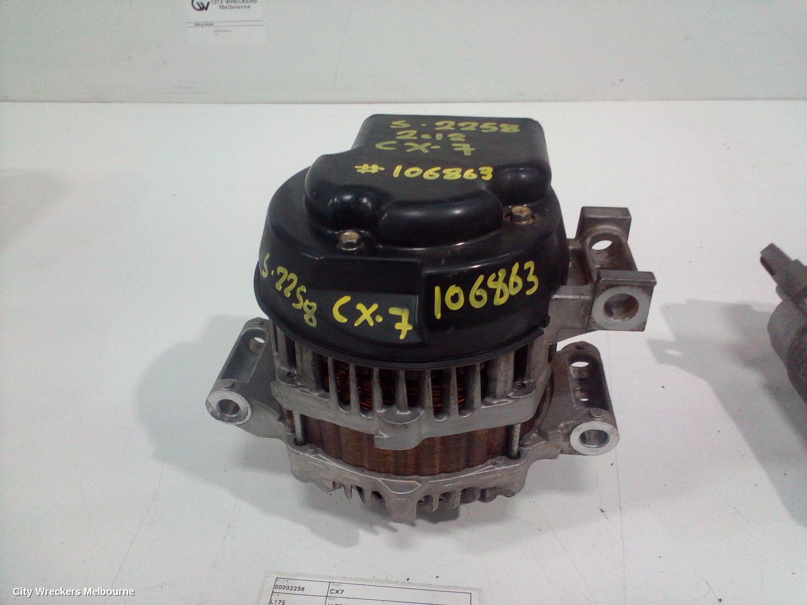 MAZDA CX7 2012 Alternator