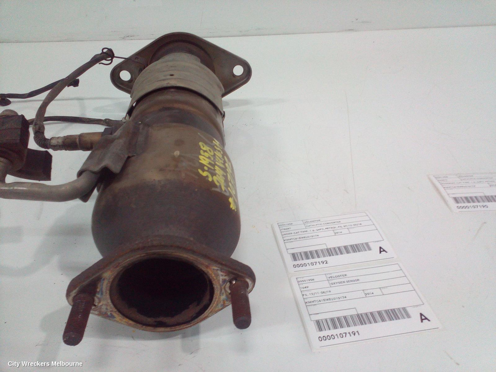 HYUNDAI VELOSTER 2014 Catalytic Converter