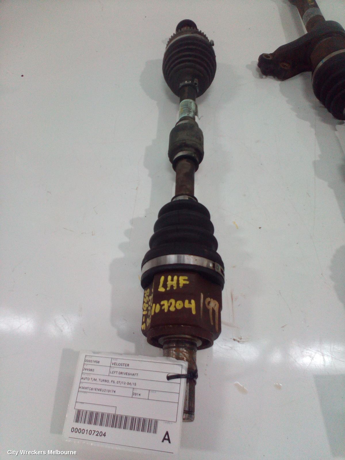 HYUNDAI VELOSTER 2014 Left Driveshaft