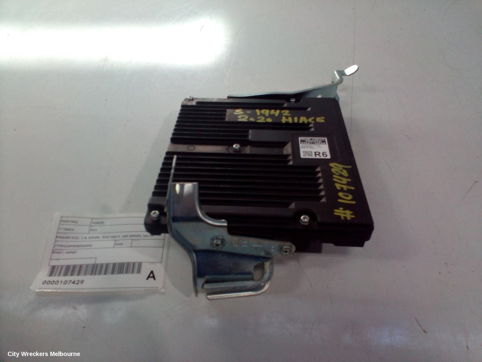 TOYOTA HIACE 2020 Ecu