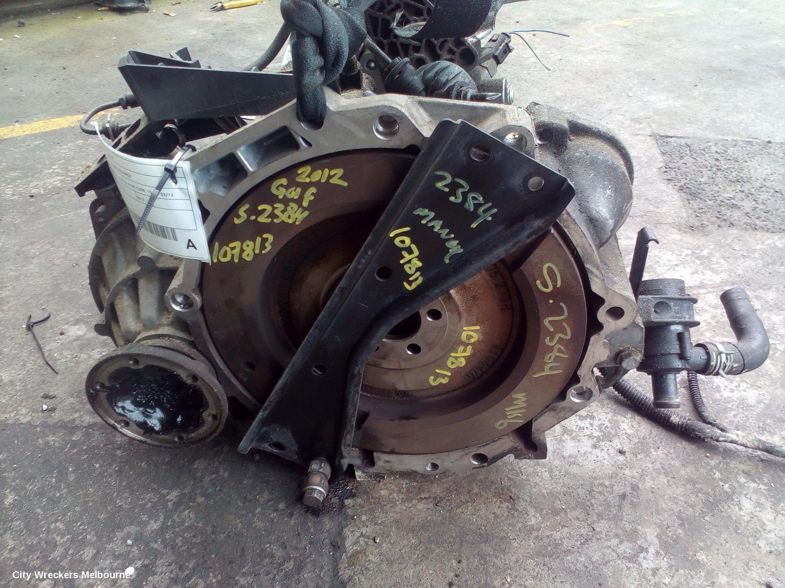 VOLKSWAGEN GOLF 2012 Trans/Gearbox