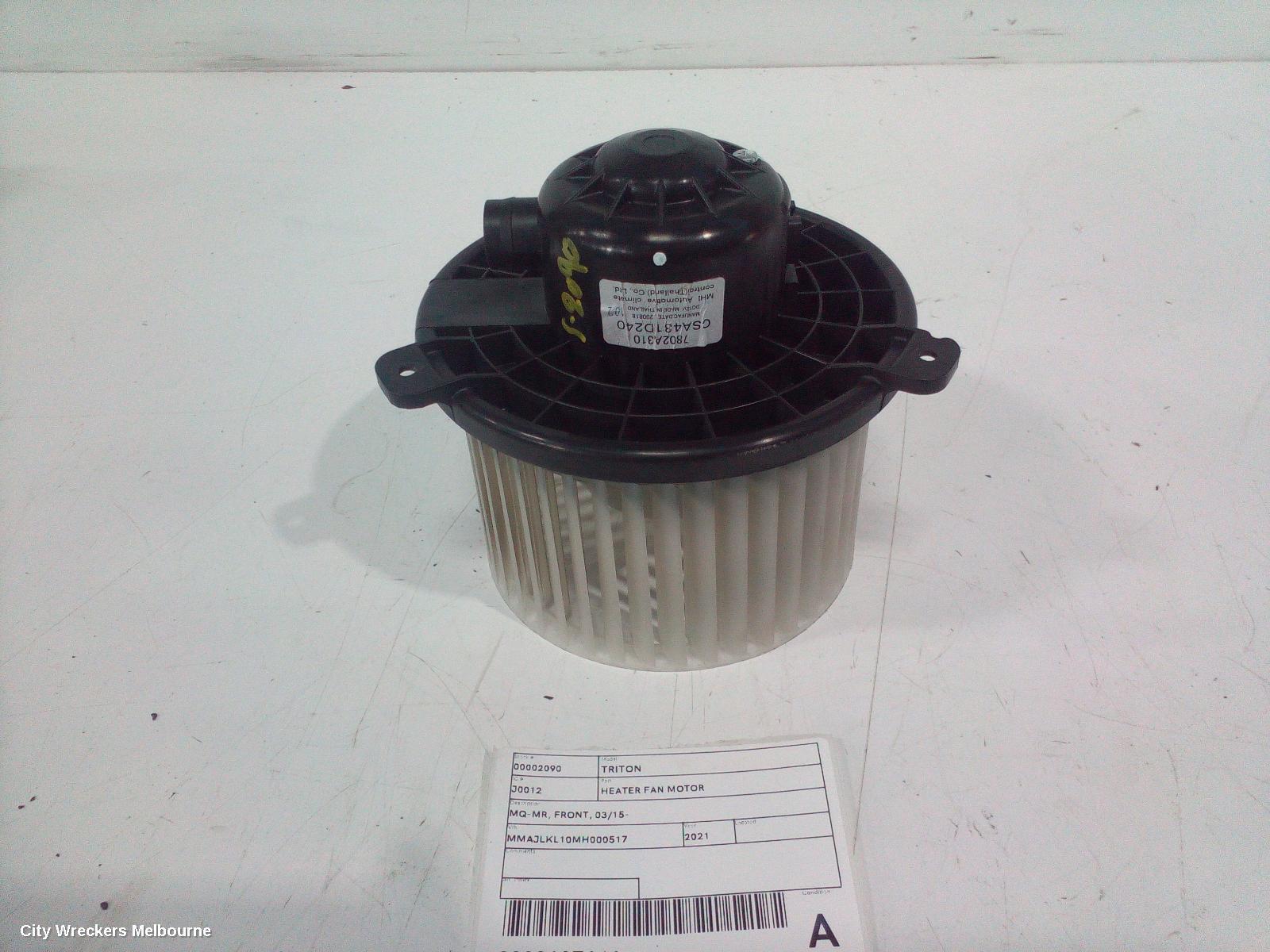 MITSUBISHI TRITON 2021 Heater Fan Motor