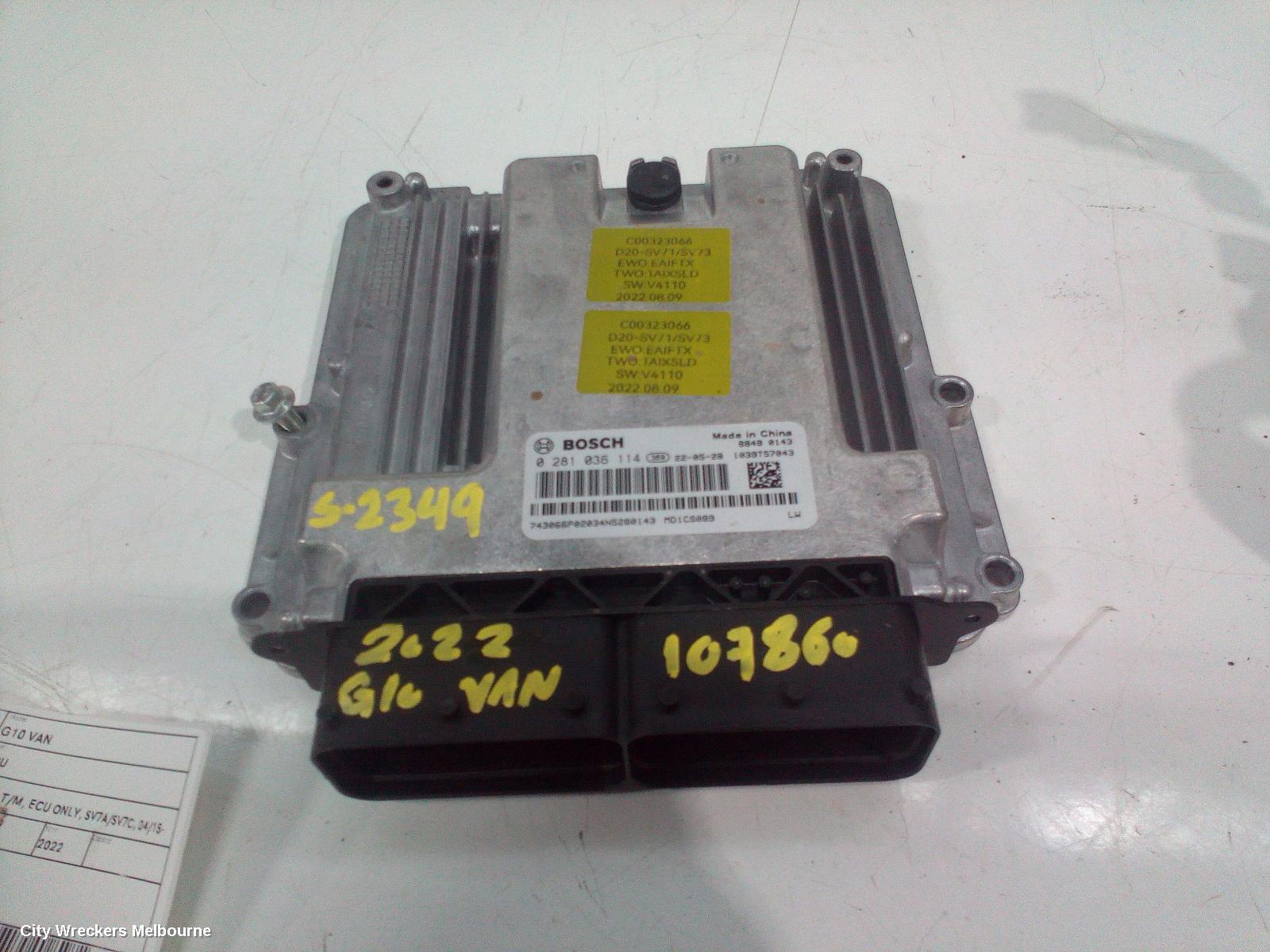 LDV G10 2022 Ecu