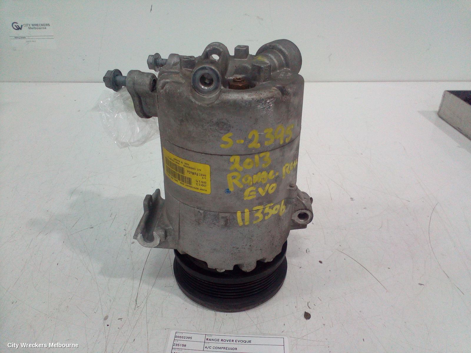 LAND ROVER RANGEROVER EVOQUE 2013 A/C Compressor