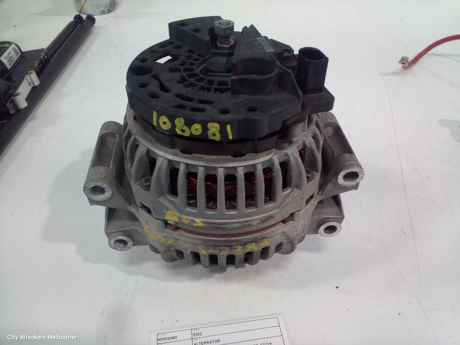 VOLKSWAGEN EOS 2011 Alternator