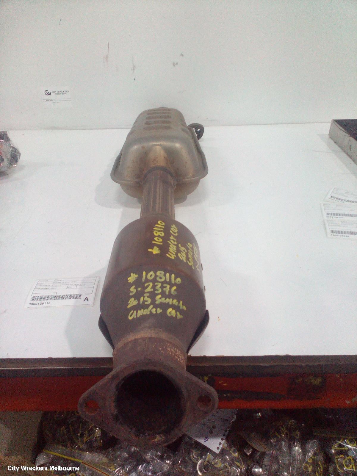 HYUNDAI SONATA 2015 Catalytic Converter