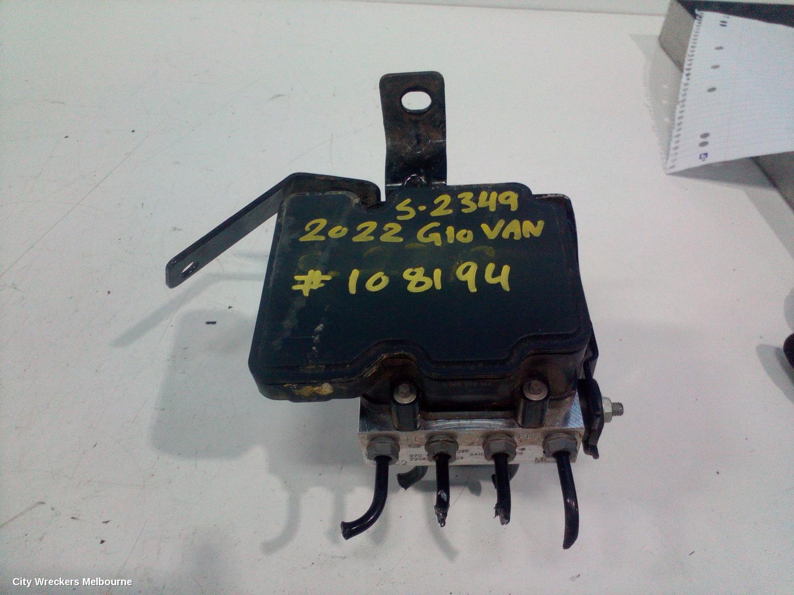 LDV G10 2022 Abs Pump/Modulator