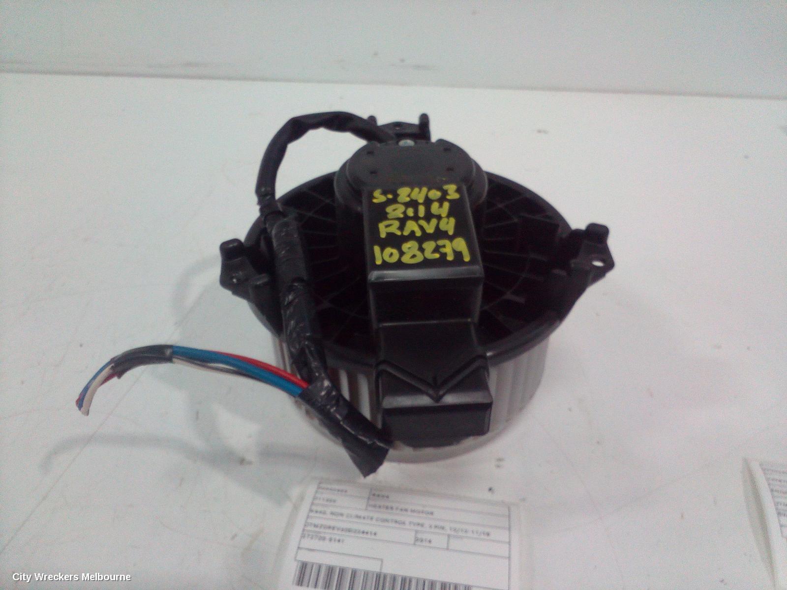 TOYOTA RAV4 2014 Heater Fan Motor