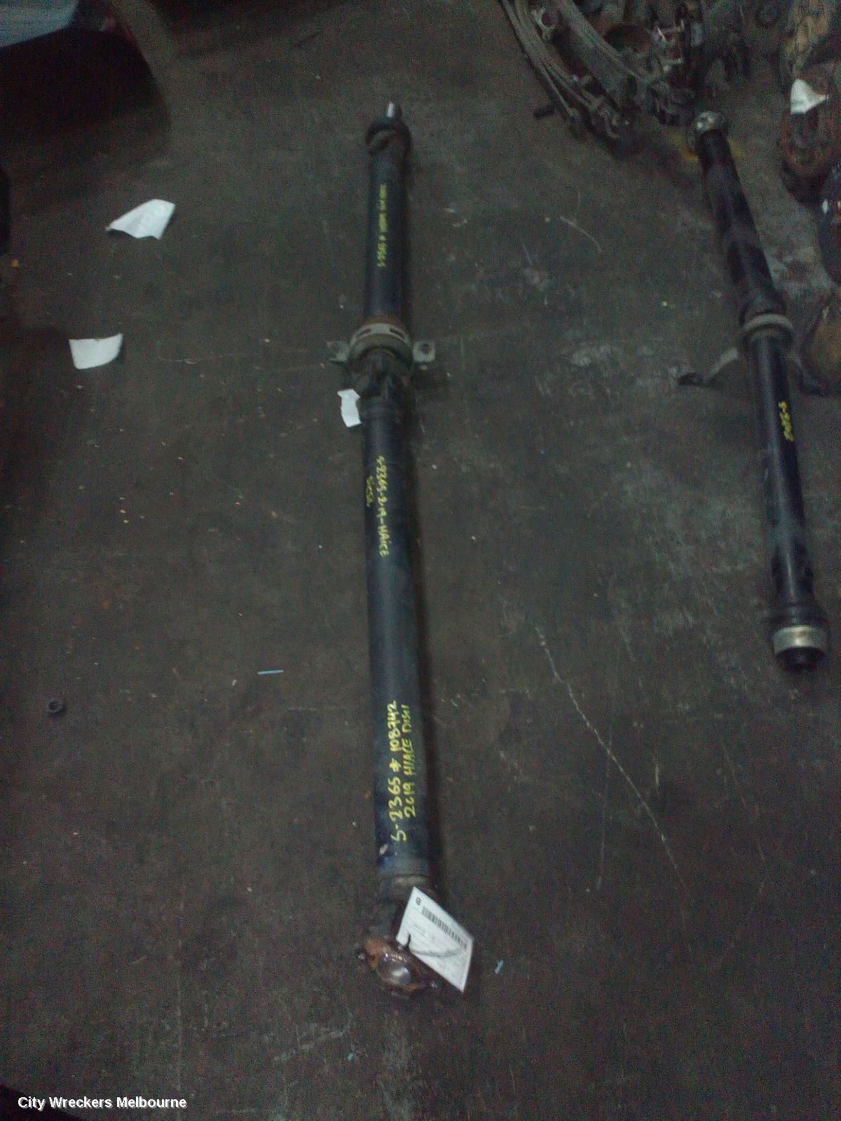 TOYOTA HIACE 2019 Rear Drive Shaft