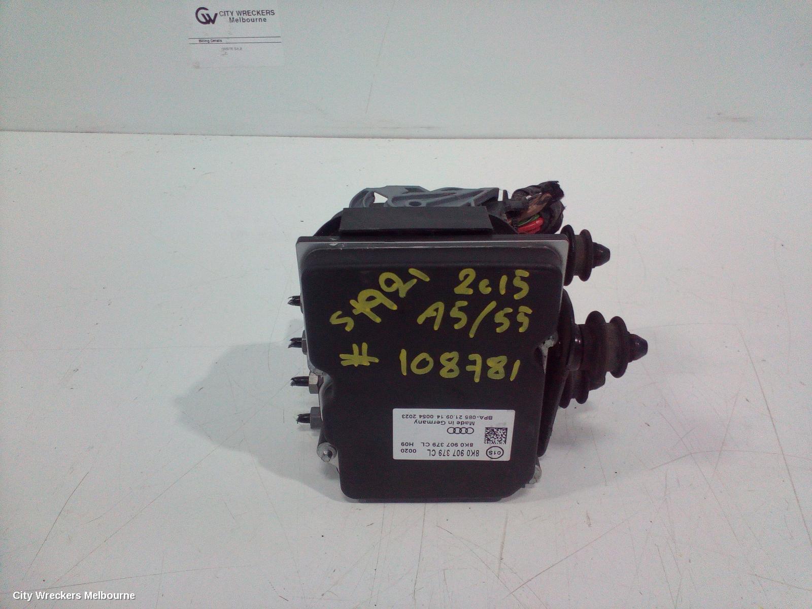 AUDI A5 2015 Abs Pump/Modulator