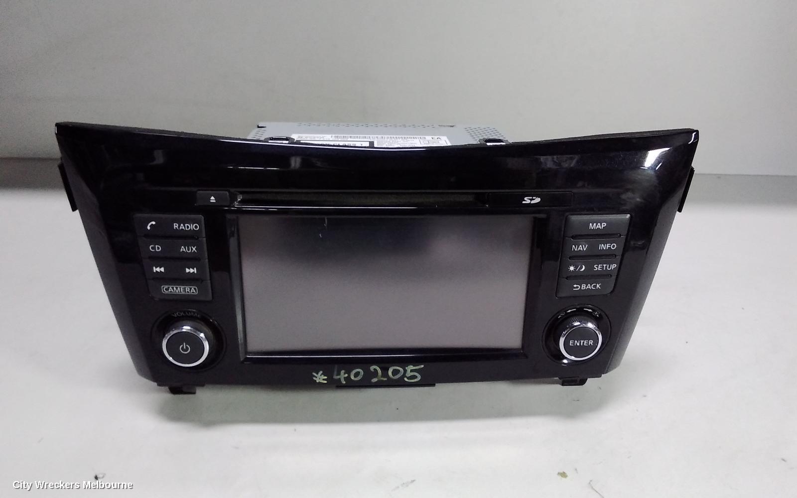 NISSAN XTRAIL 2015 Radio/Cd/Dvd/Sat/Tv