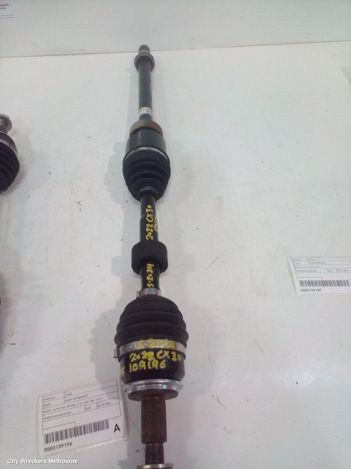 MAZDA CX30 2022 Right Driveshaft