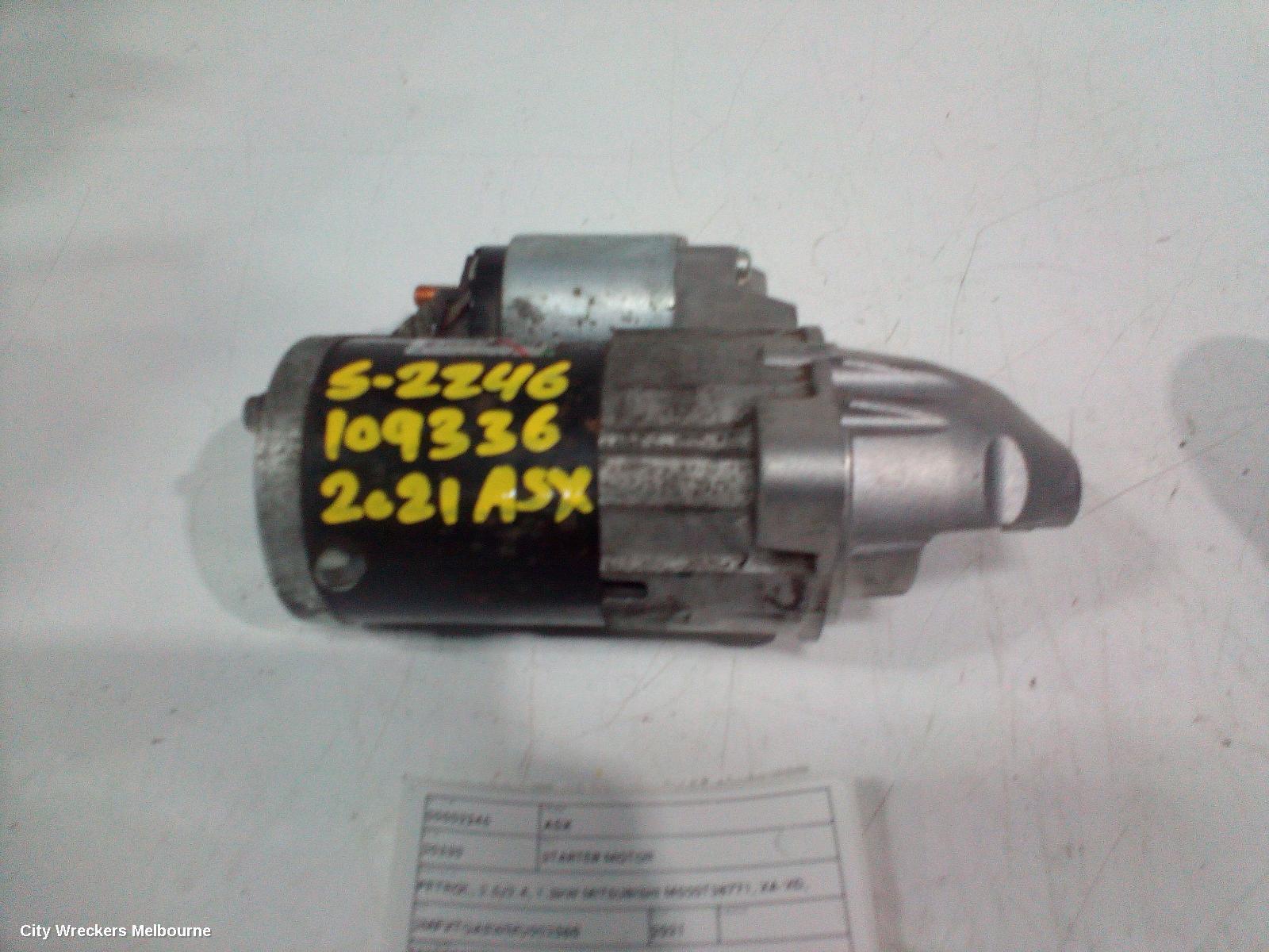 MITSUBISHI ASX 2021 Starter