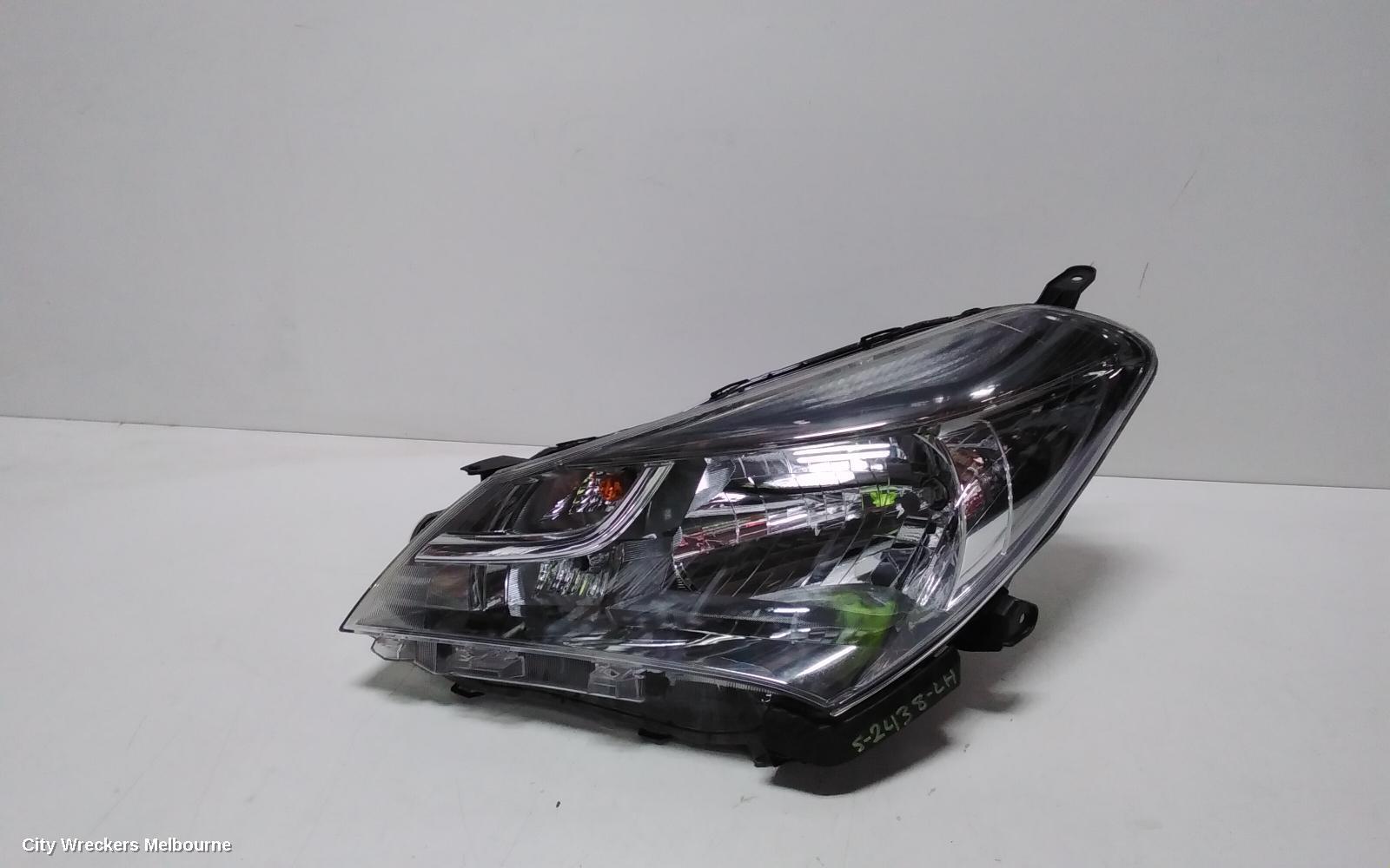 TOYOTA YARIS 2015 Left Headlamp