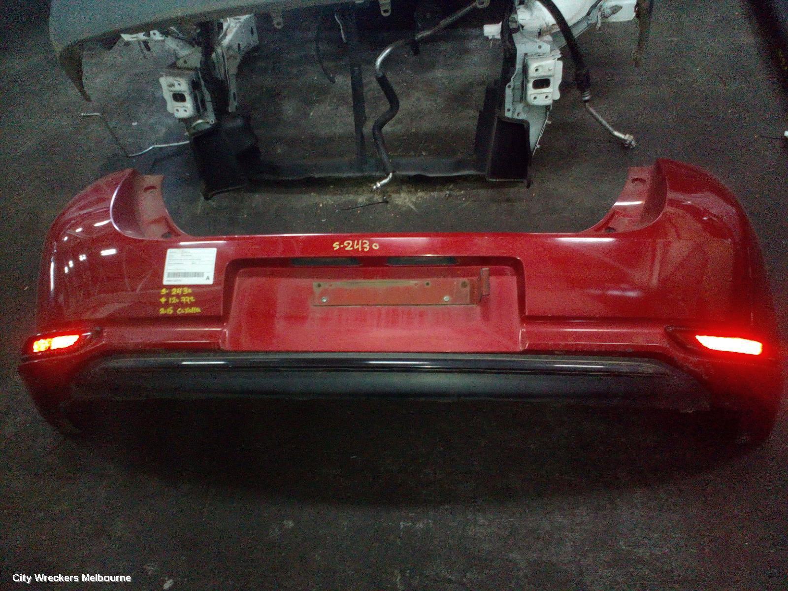 TOYOTA COROLLA 2015 Rear Bumper