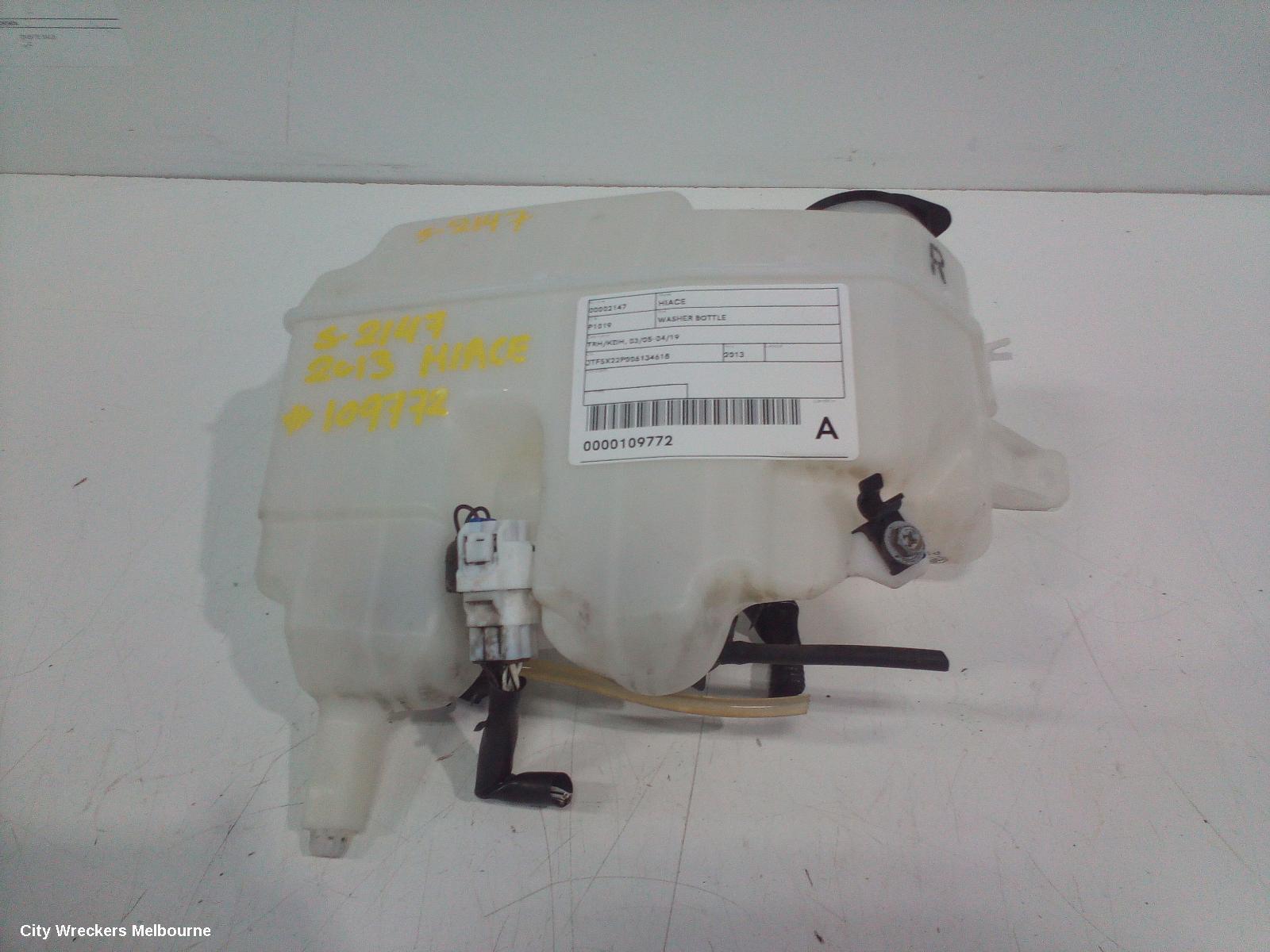 TOYOTA HIACE 2013 Washer Bottle