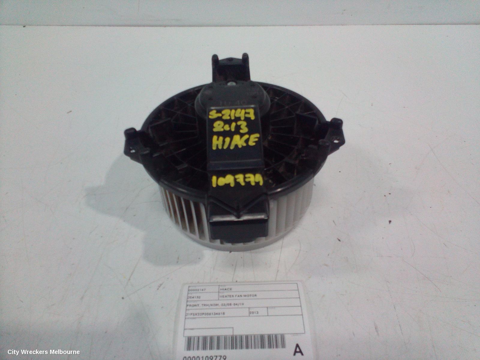 TOYOTA HIACE 2013 Heater Fan Motor