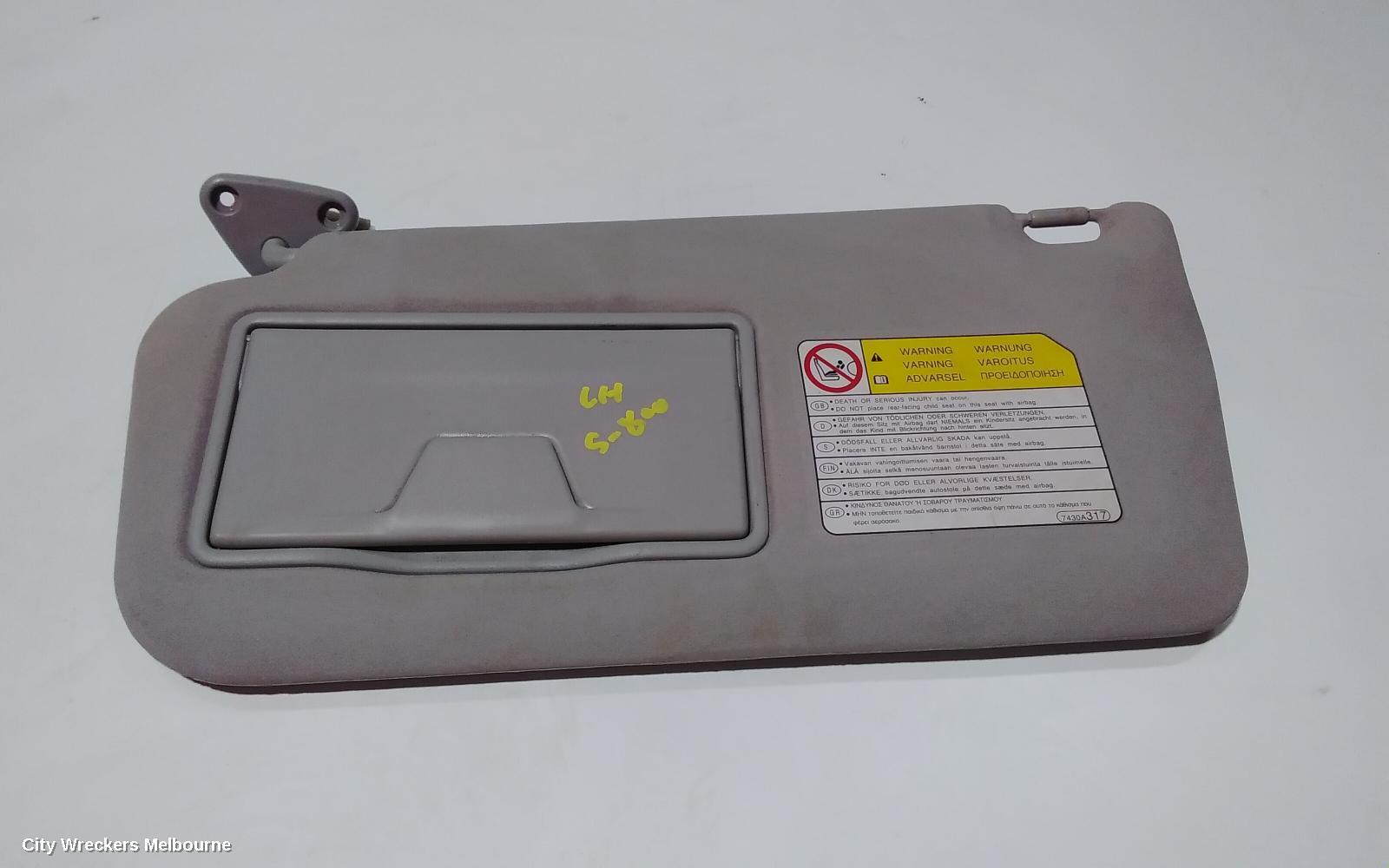 MITSUBISHI PAJERO 2011 Sunvisor