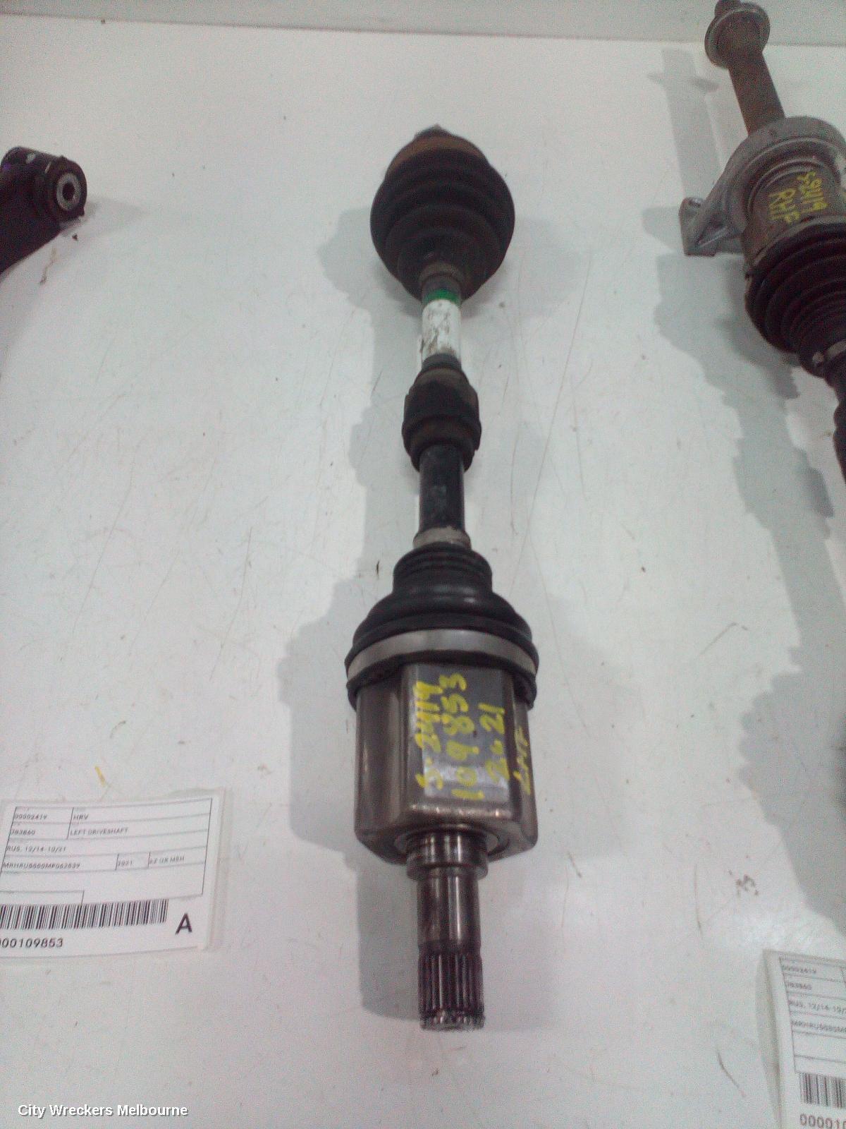 HONDA HRV 2021 Left Driveshaft