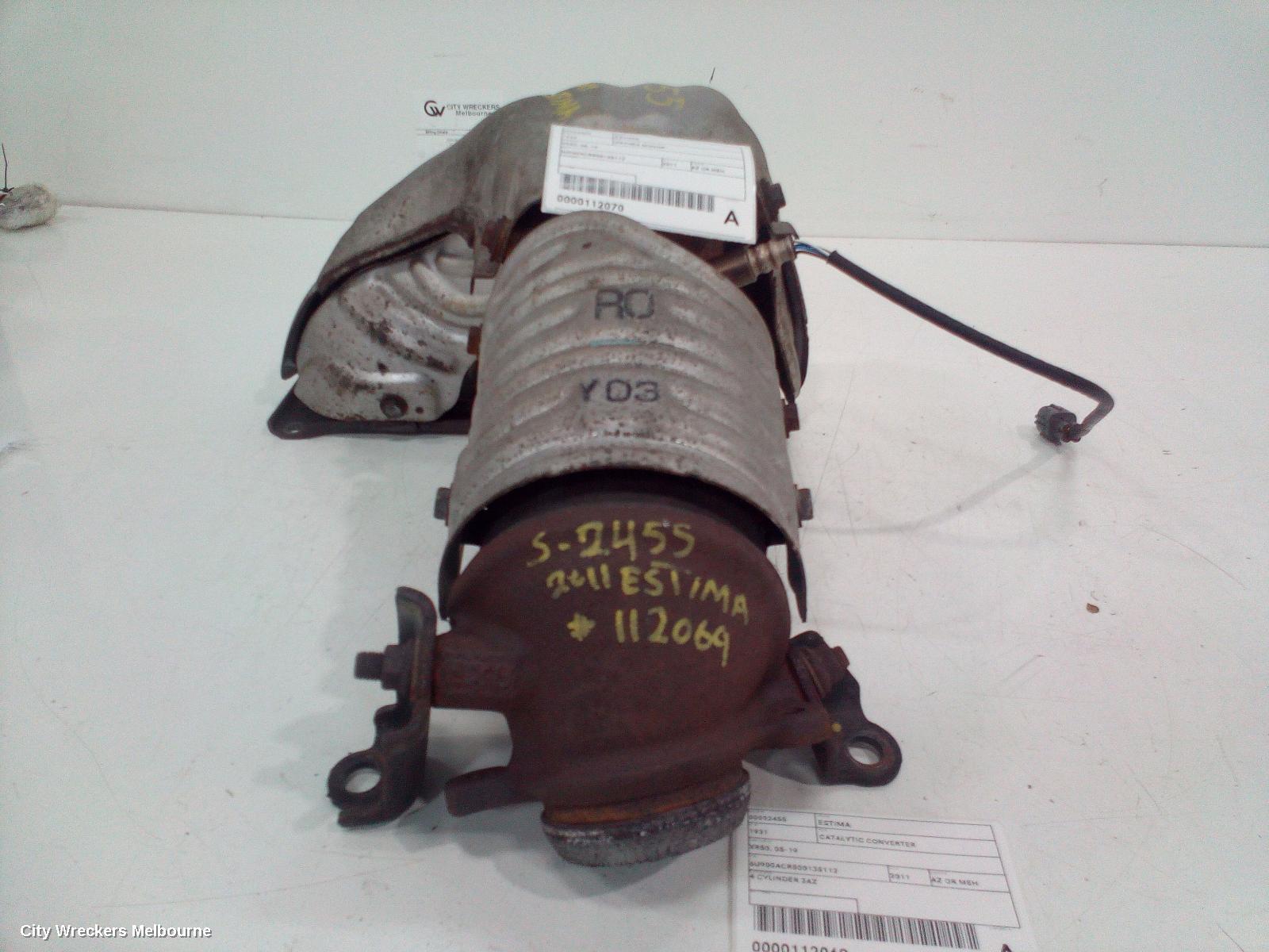 TOYOTA ESTIMA 2011 Catalytic Converter