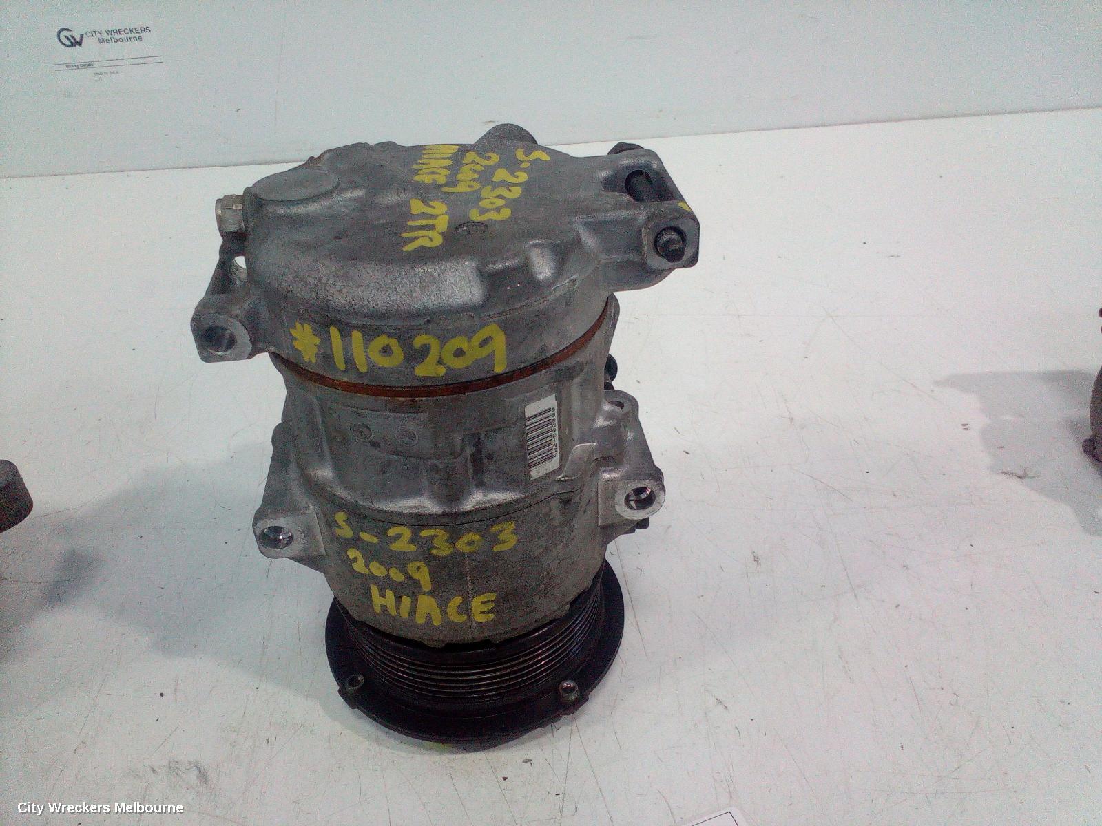 TOYOTA HIACE 2009 A/C Compressor