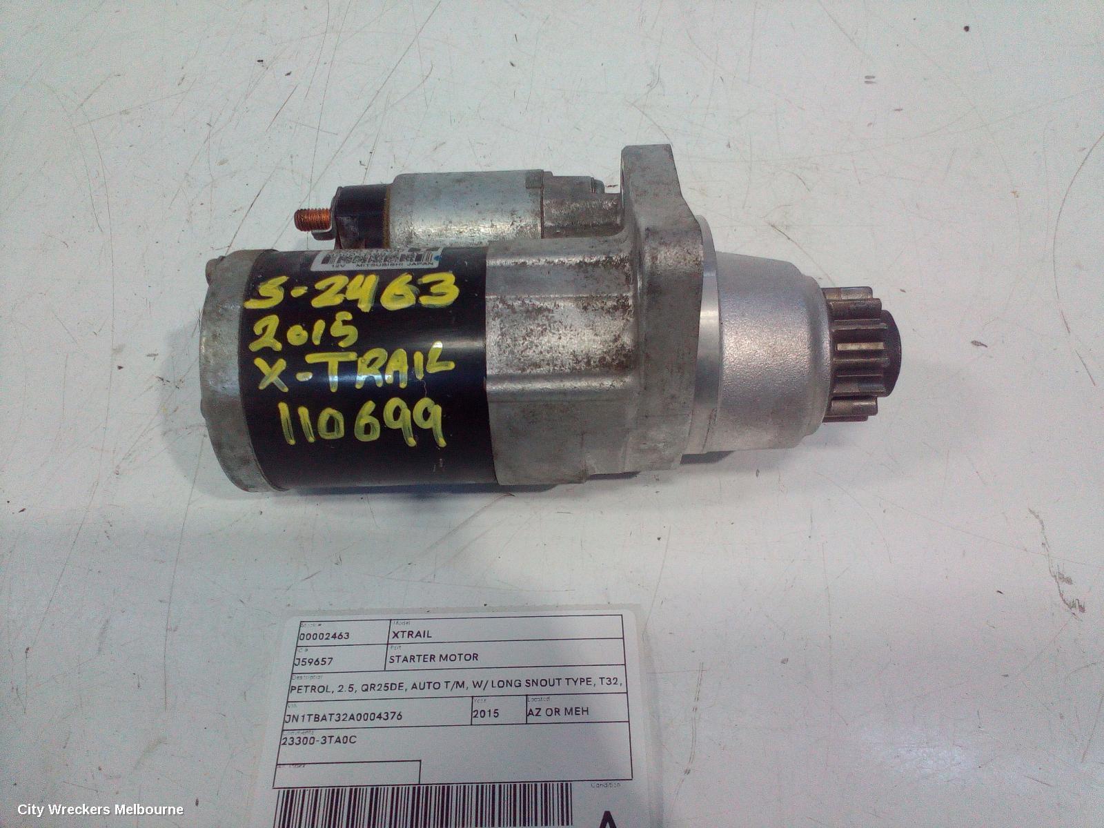 NISSAN XTRAIL 2015 Starter