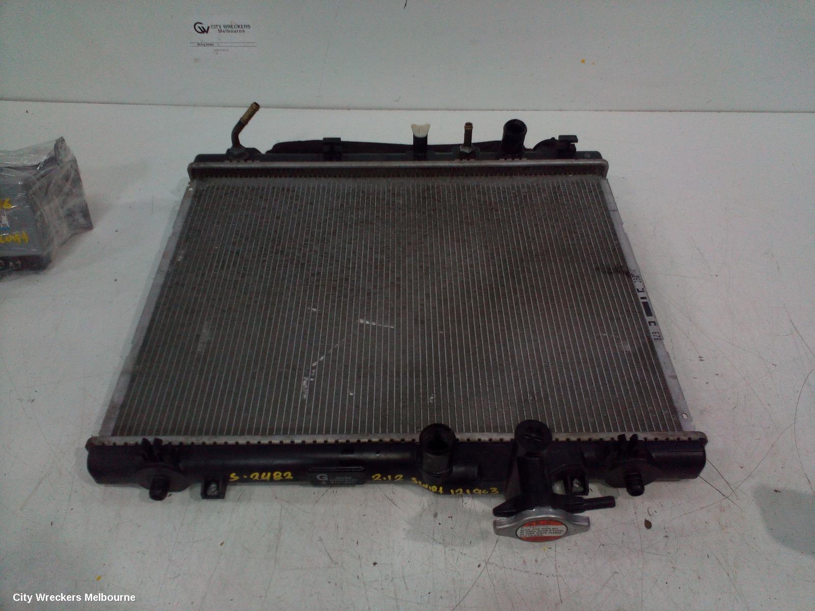 SUZUKI SWIFT 2012 Radiator