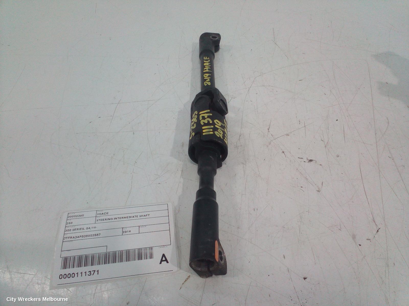 TOYOTA HIACE 2019 STEERING_INTERMEDIATE_SHAFT