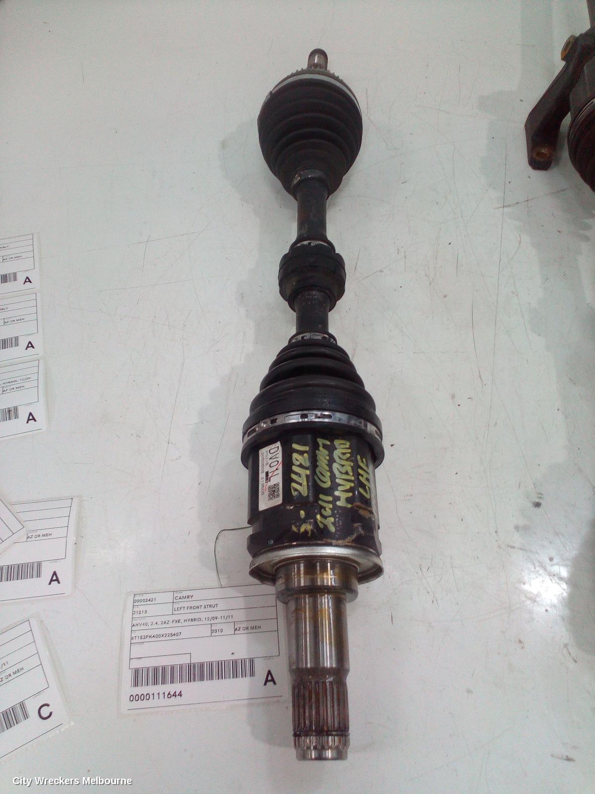 TOYOTA CAMRY 2010 Left Front Strut