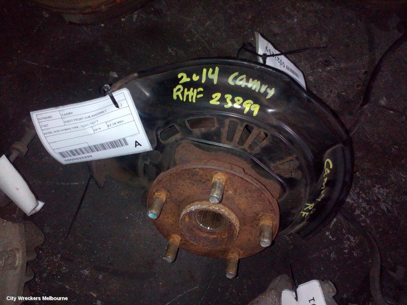 TOYOTA CAMRY 2014 Right Front Hub Assembly