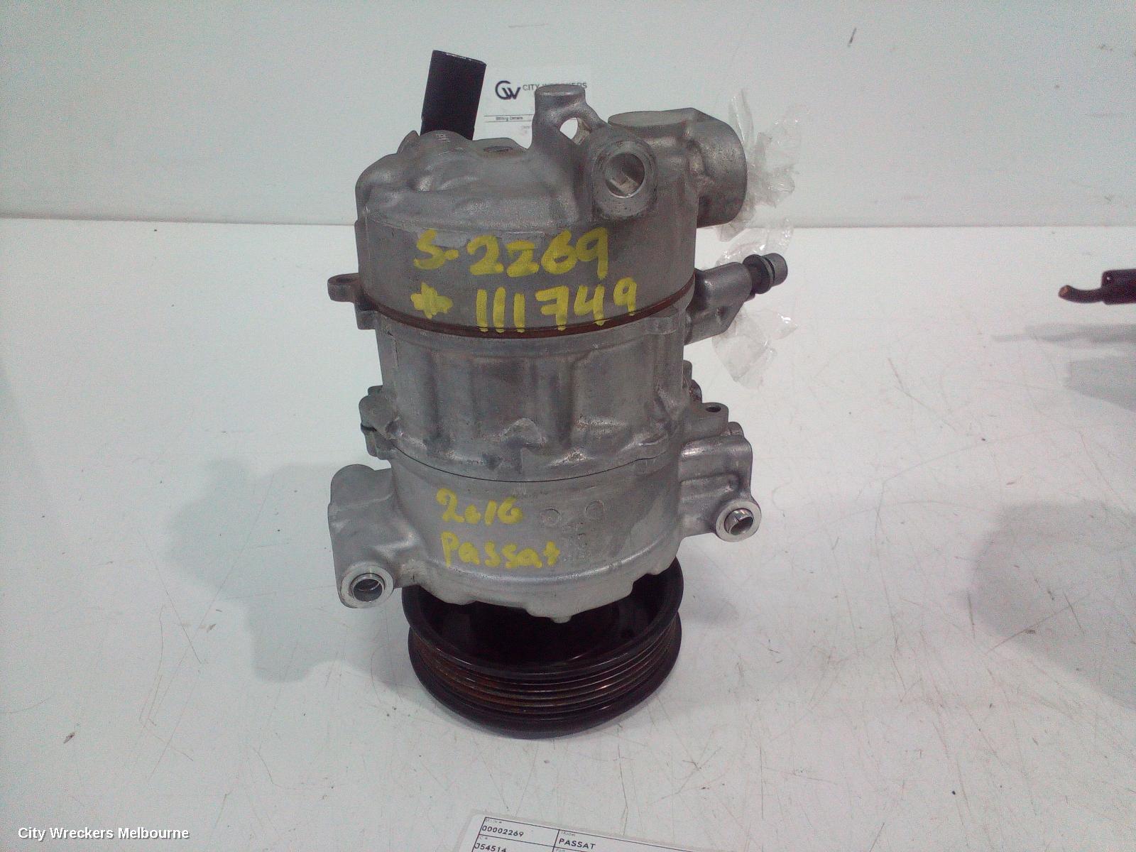 VOLKSWAGEN PASSAT 2016 A/C Compressor