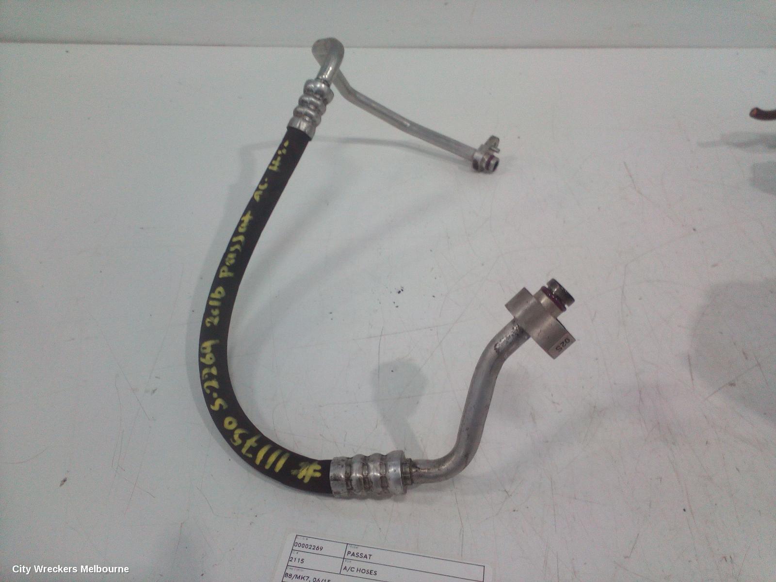 VOLKSWAGEN PASSAT 2016 A/C Hoses