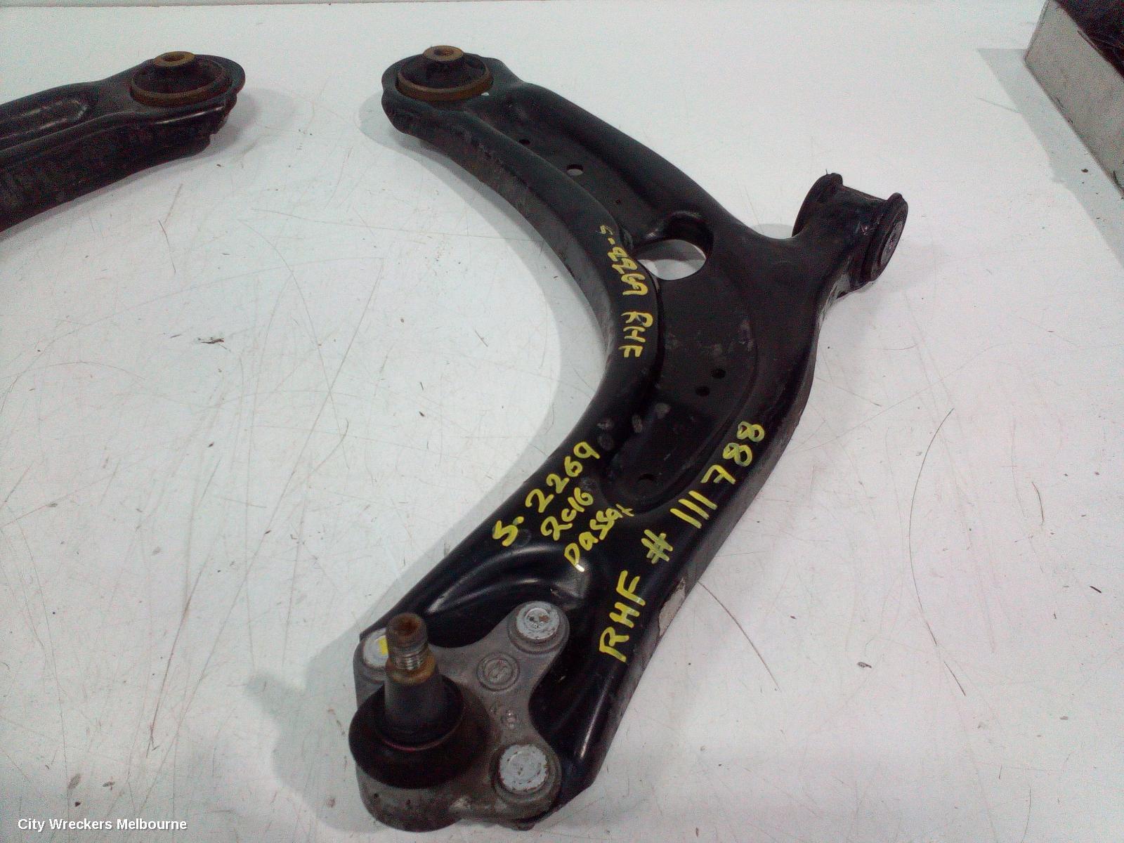 VOLKSWAGEN PASSAT 2016 Right Front Lower Control Arm