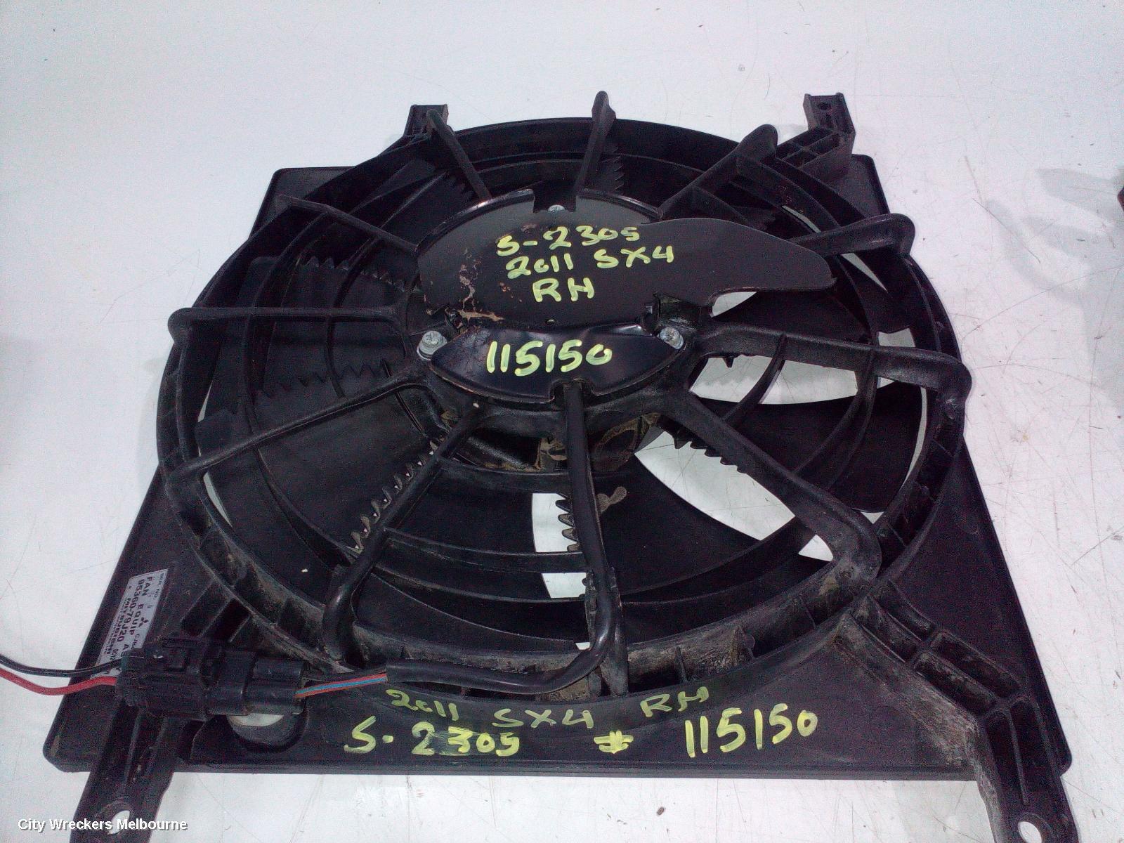 SUZUKI SX4 2011 Fan