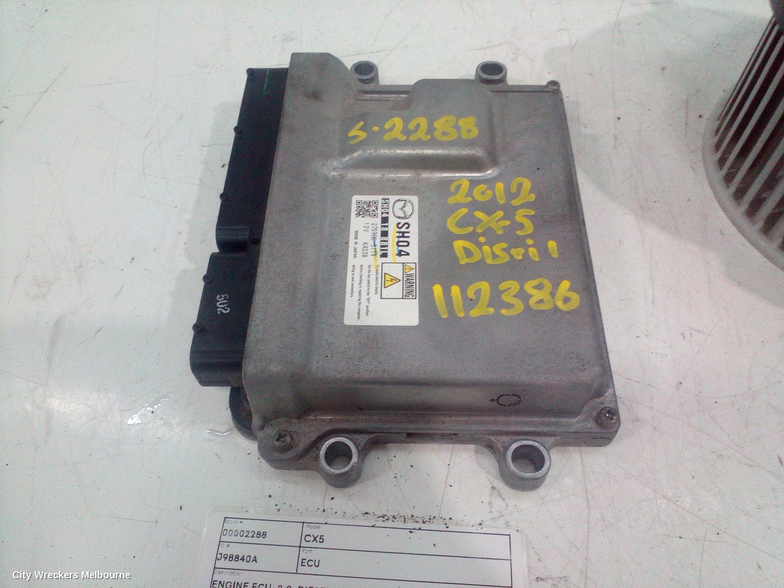 MAZDA CX5 2012 Ecu