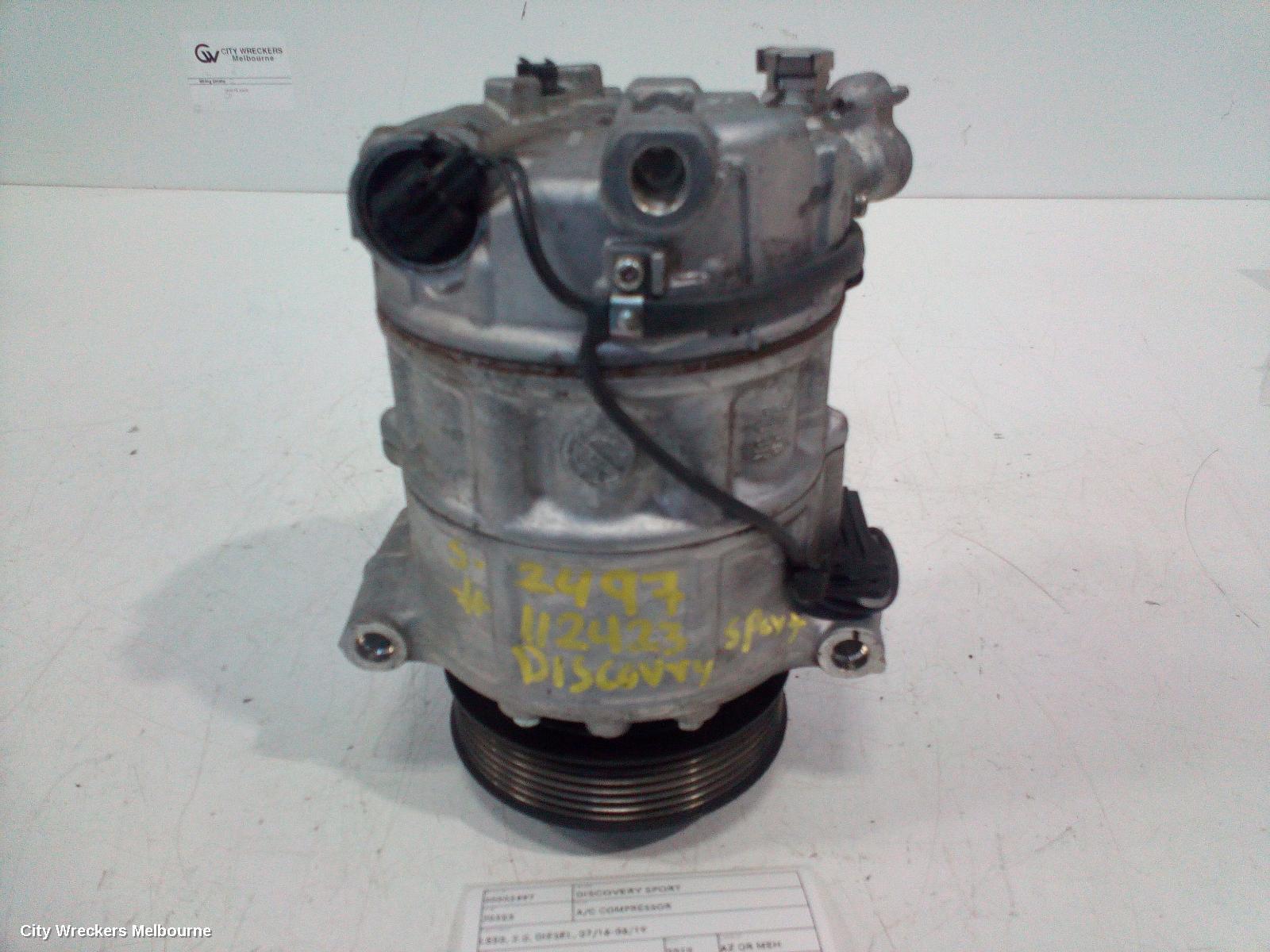 LAND ROVER DISCOVERY SPORT 2019 A/C Compressor