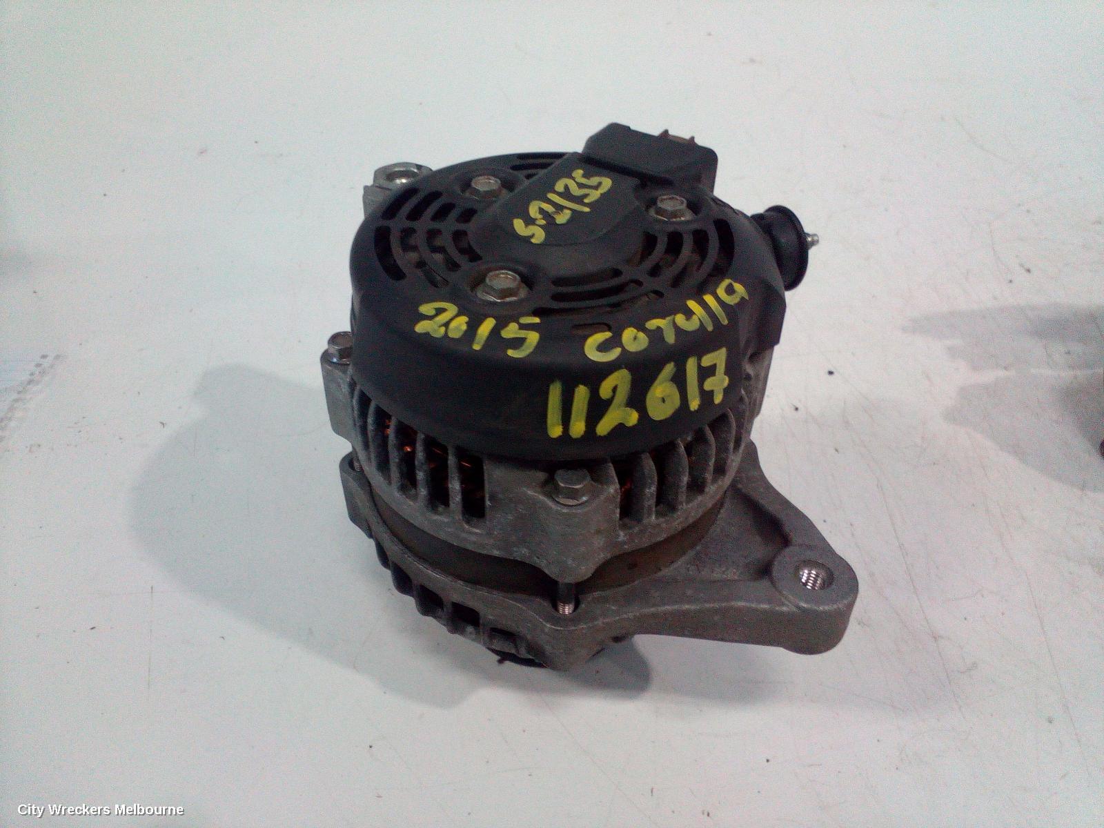 TOYOTA COROLLA 2015 Alternator