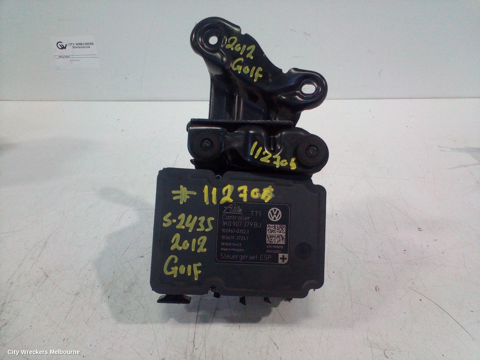 VOLKSWAGEN GOLF 2012 Abs Pump/Modulator