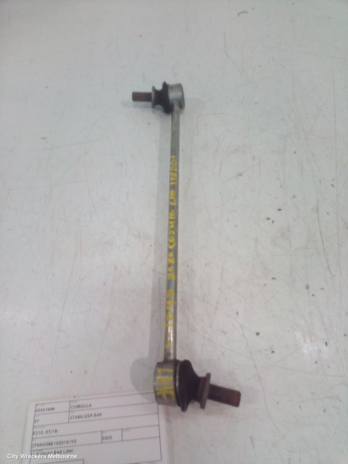 TOYOTA COROLLA 2020 Stabiliser Bar