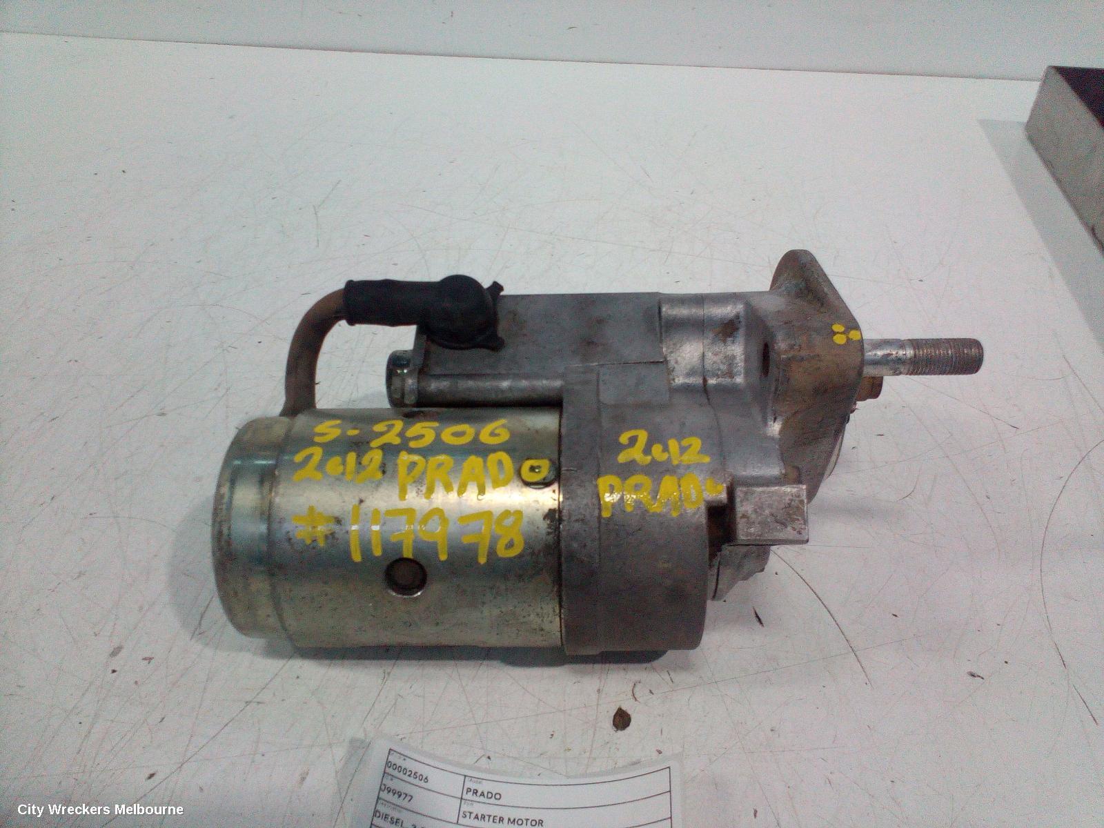 TOYOTA PRADO 2012 Starter