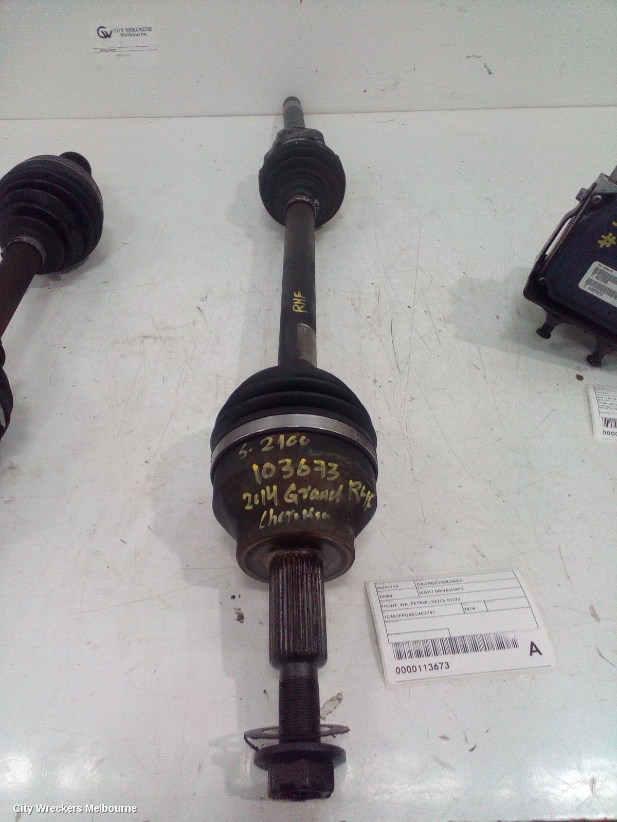 JEEP GRANDCHEROKEE 2014 Right Driveshaft