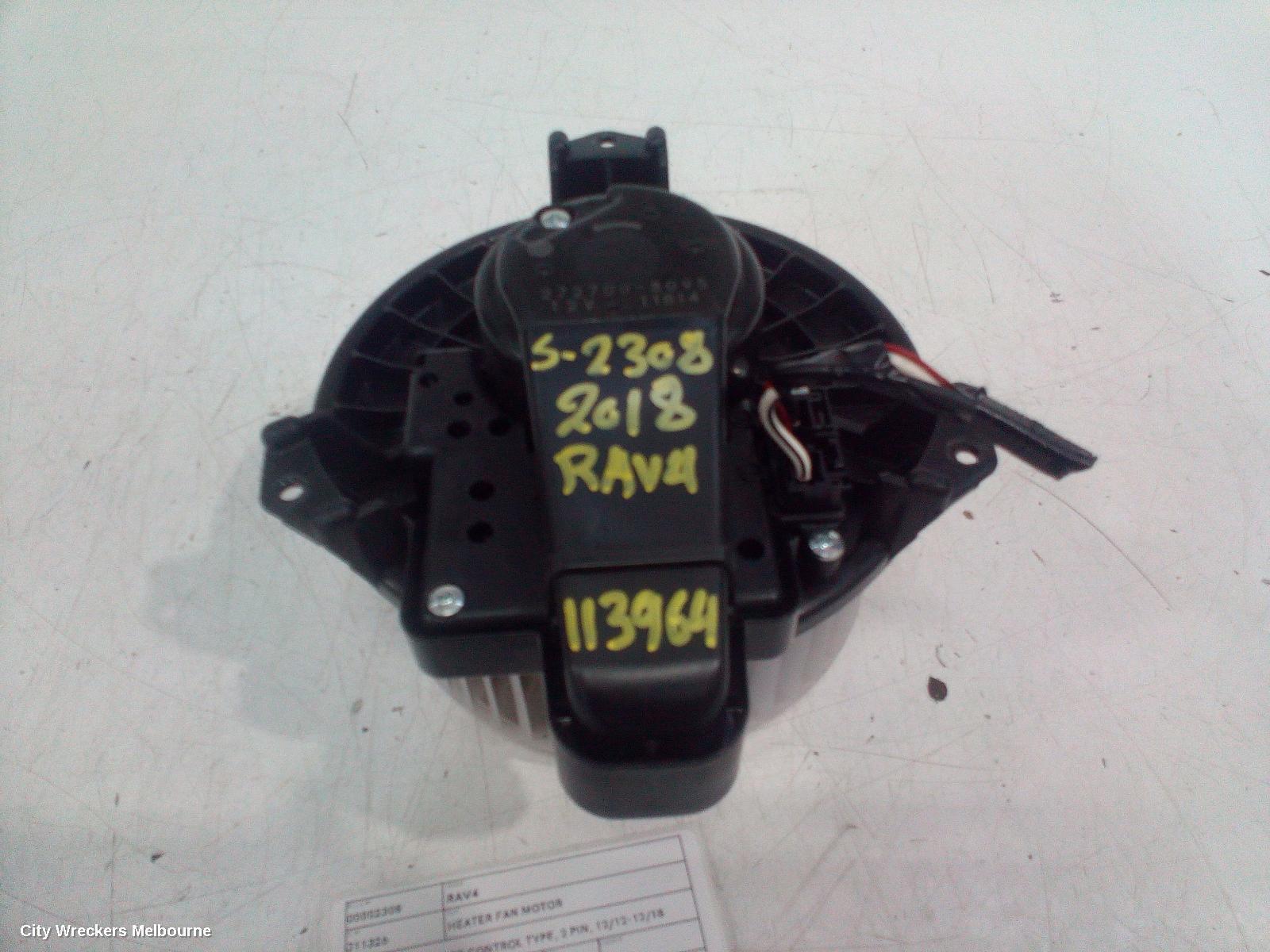 TOYOTA RAV4 2018 Heater Fan Motor