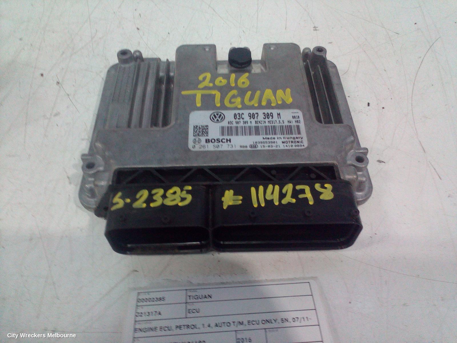 VOLKSWAGEN TIGUAN 2016 Ecu