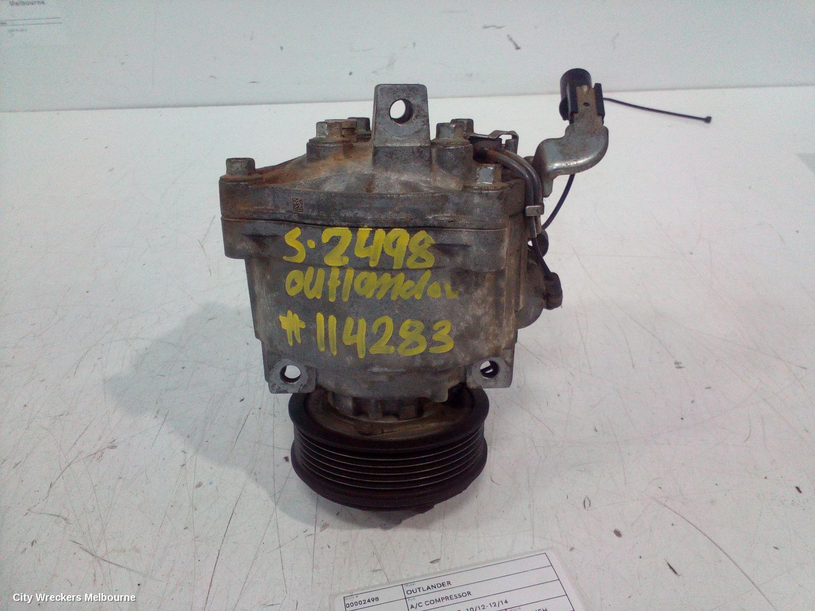 MITSUBISHI OUTLANDER 2013 A/C Compressor