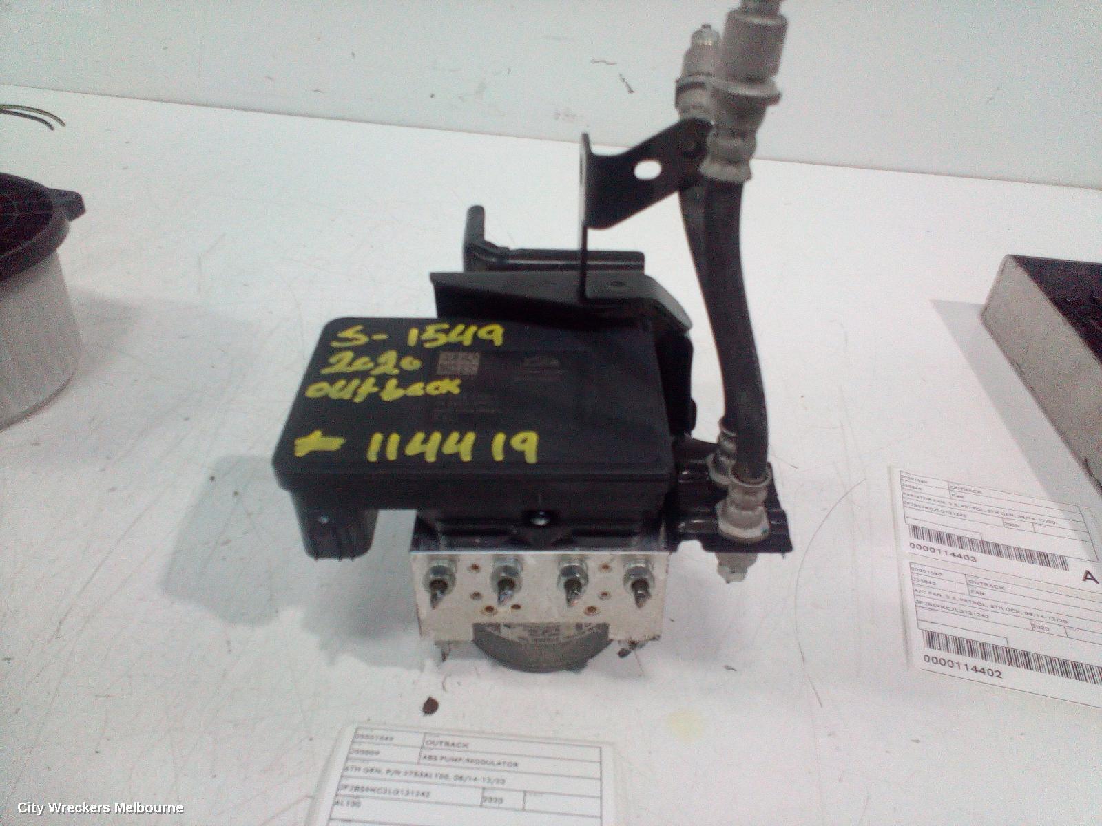 SUBARU OUTBACK 2020 Abs Pump/Modulator