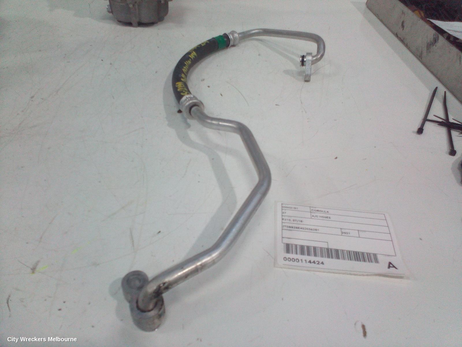 TOYOTA COROLLA 2021 A/C Hoses