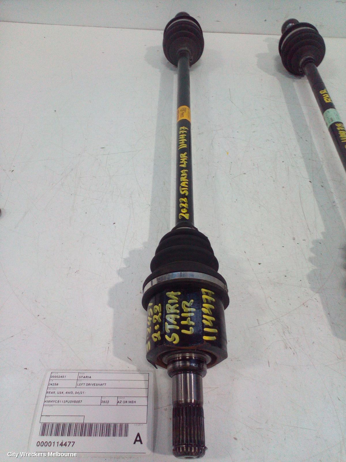 HYUNDAI STARIA 2022 Left Driveshaft