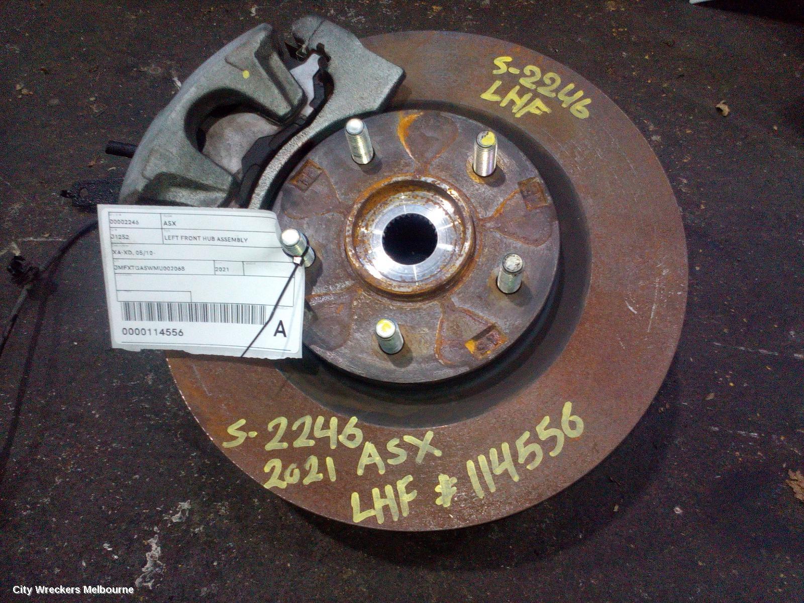 MITSUBISHI ASX 2021 Left Front Hub Assembly