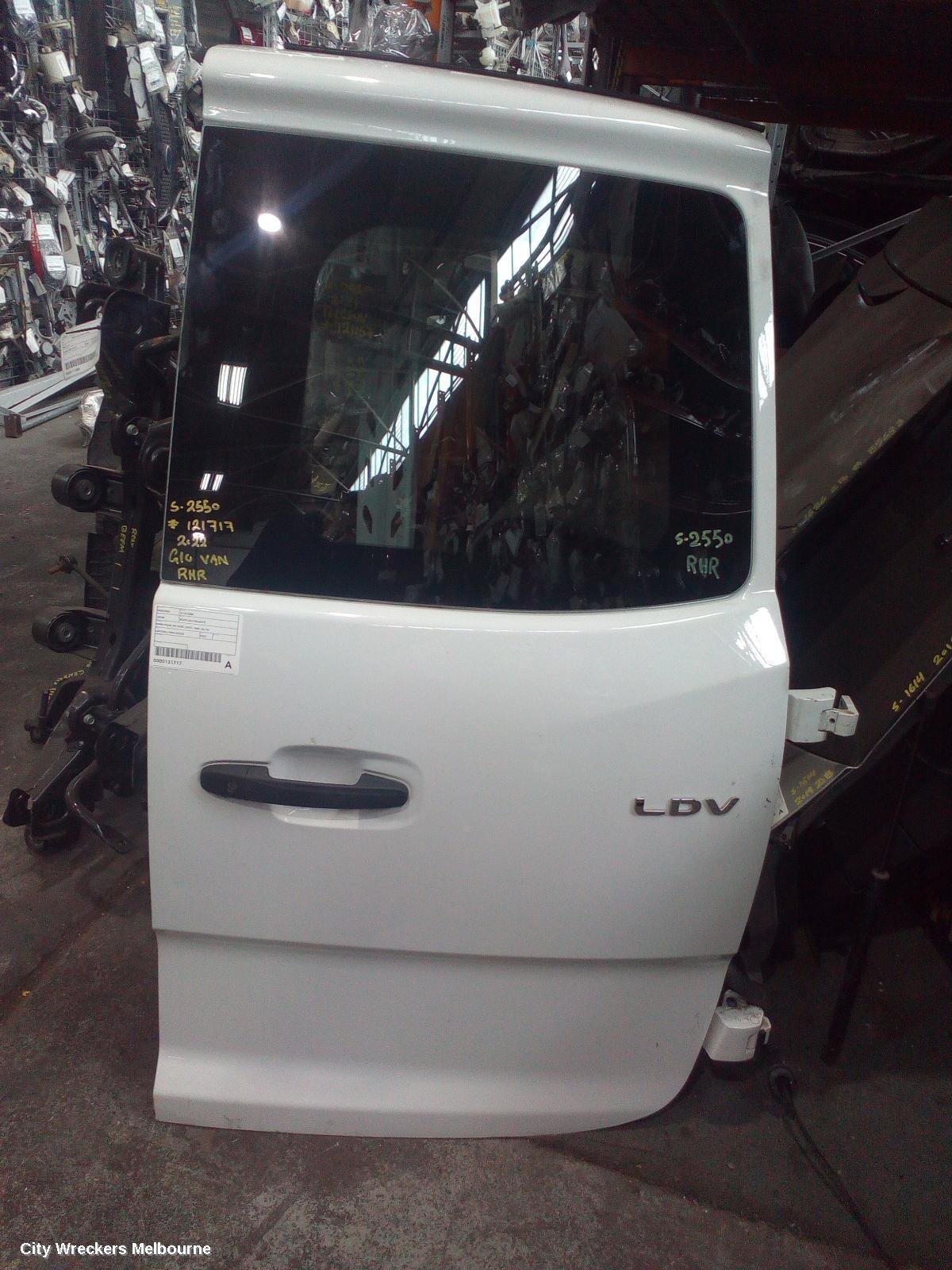 LDV G10 2022 Bootlid/Tailgate